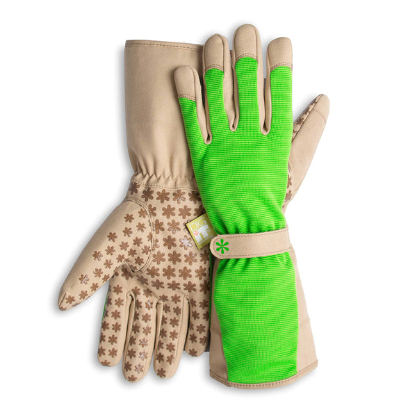 Dig It® High 5 Women's Utility and Gardening Gloves Green-Tan
