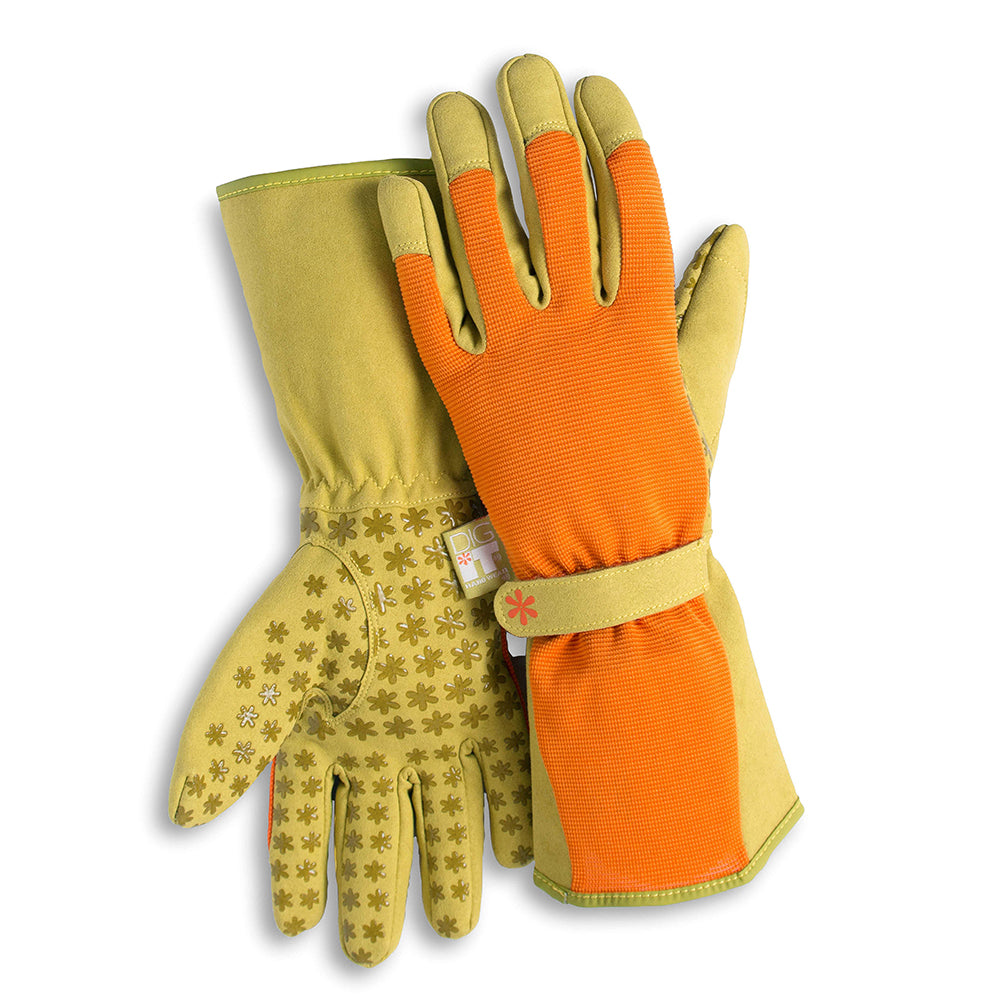 Dig It® High 5 Women's Utility and Gardening Gloves Orange